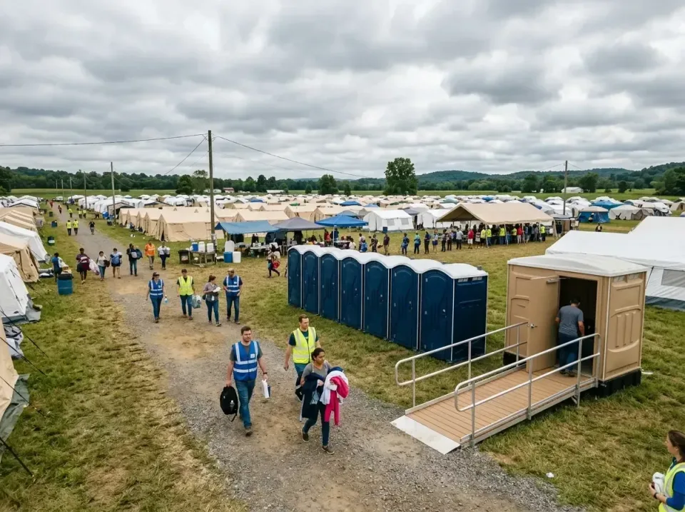 disaster-relief-camp-restrooms-010 — frequently asked questions, Dumpster & Portable Bathrooms Rental in Midway City, CA